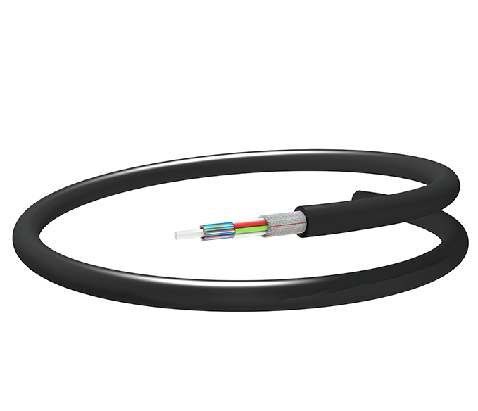 96F(12Fx8T) Multi Loose Tube, Double Sheath Armored OFC Cable