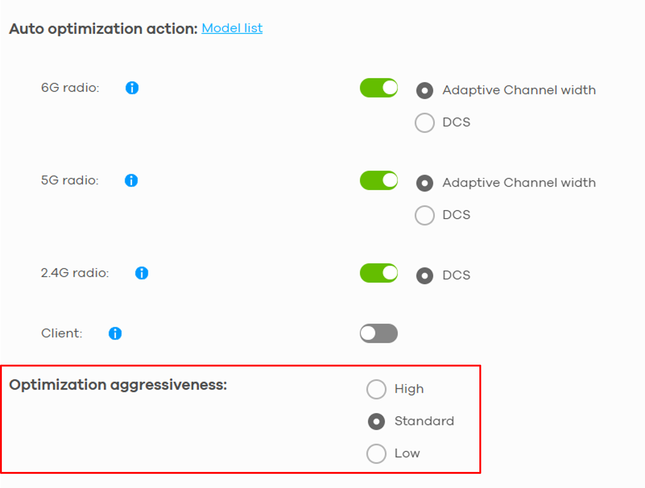 Configuring Wireless Health in NCC