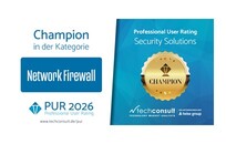 “Zyxel Networks named Champion in Network Firewall category, PUR 2026 by techconsult.”