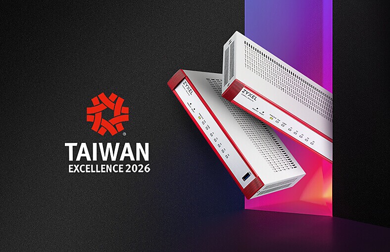 Zyxel Networks’ USG FLEX 50HP Firewall, awarded Taiwan Excellence 2015 for its innovative security features.